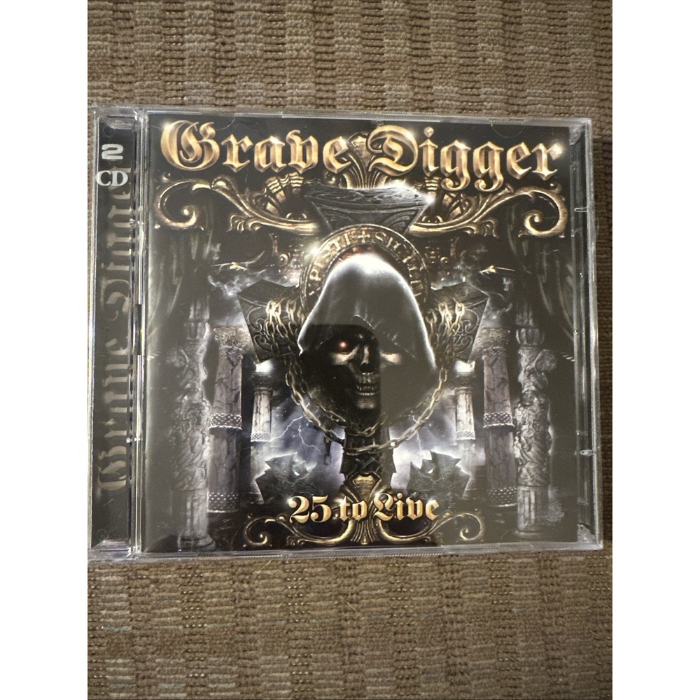25 to Live by Grave Digger (CD, May-2006, 2 Discs, Locomotive Records) ES629